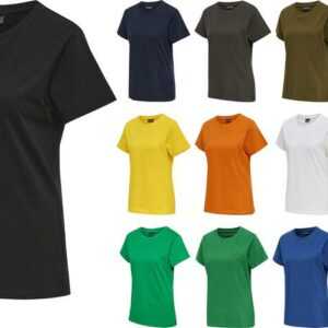 HummelRed Classic Basic T-Shirt S/S Damen 215121