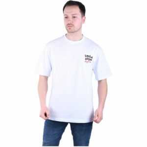 Oversize Herren T-Shirt Basic Long Tee Designer Shirt Basic Tee Sommer TS-5001 L Weiß
