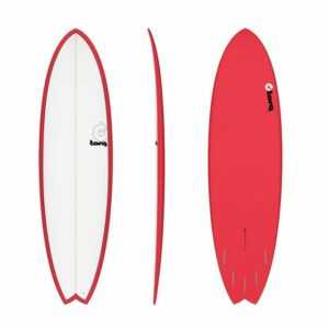TORQ Wellenreiter "Surfboard TORQ Epoxy TET 6.10 MOD Fish Red Pinl", Fishboard, (Board)