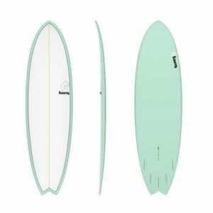 TORQ Wellenreiter "Surfboard TORQ Epoxy TET 6.6 MOD Fish Seagreen", Fishboard, (Board)