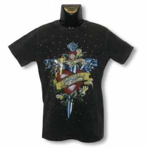 Tattoo Shirt Oldschool Heart -coole Gothic Shirts-Rockabilly T-shirts M