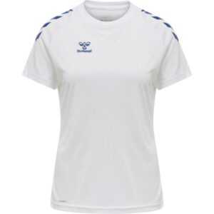 hummel Core XK Poly T-Shirt Damen 211944-9368 WHITE/TRUE BLUE - Gr. XS