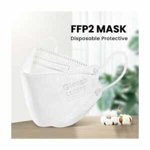 50 STÜCKE FFP2 Erwachsenenmaske Schutzmaske 4-lagige Schutzmaske Doppelt schmelzende staubdichte Verschmutzung 3D-Maske.