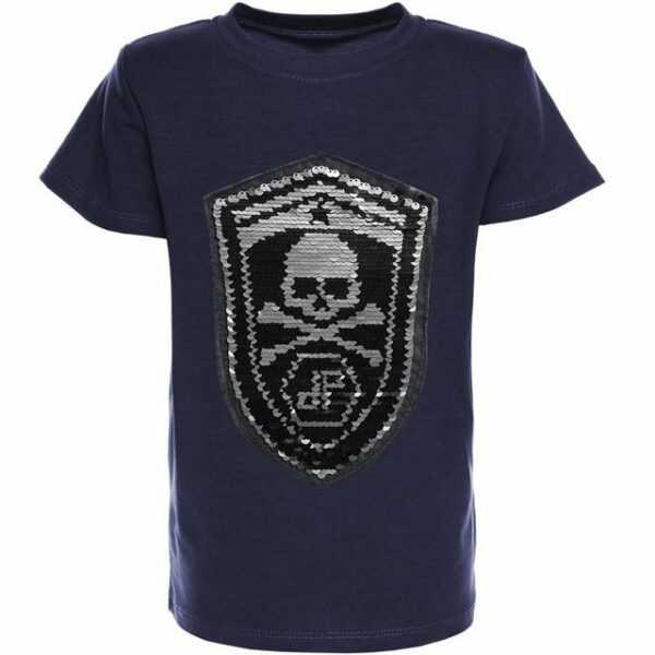 BEZLIT T-Shirt "Jungen T-Shirt Kurzarm mit Wende Pailletten" (1-tlg) Wendepailletten