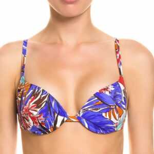 Huit Bügel-Bikini-Top "huit 8 Paris Bademode florales Damen Push Up-Bikini Oberteil Swimwear Bunt"