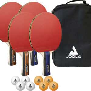 Joola Tischtennisschläger "TT-Set Family Advanced", (Set, mit Bällen-mit Schlägerhülle)