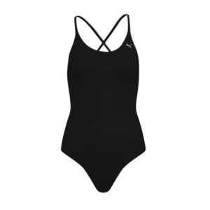 PUMA Badeanzug "PUMA Swim Crossback Badeanzug für Damen mit V-Ausschnitt"