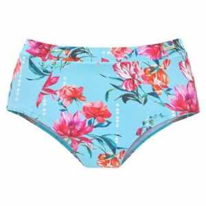 Sunseeker Highwaist-Bikini-Hose "Modern" mit floralem Design