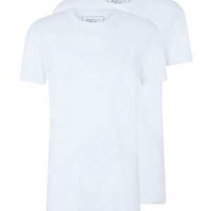 TOM TAILOR Denim T-Shirt "DOUBLEPACK T-SHIRT 2er Pack" (1-tlg) aus Baumwolle