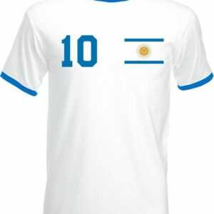 Youth Designz T-Shirt "Argentinien Herren T-Shirt im Fußball Trikot Look" mit trendigem Motiv