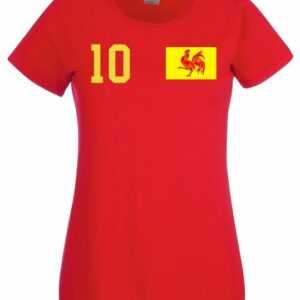Youth Designz T-Shirt "Belgien Damen T-Shirt" mit trendigem Motiv