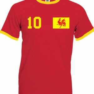 Youth Designz T-Shirt "Belgien Herren T-Shirt im Fußball Trikot Look" mit trendigem Motiv