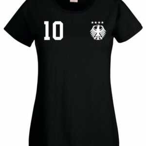 Youth Designz T-Shirt "Deutschland Damen T-Shirt" mit trendigem Motiv