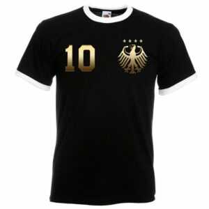Youth Designz T-Shirt "Deutschland Herren T-Shirt im Fußball Trikot Look" mit trendigem Motiv