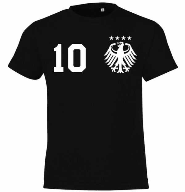 Youth Designz T-Shirt "Deutschland Kinder T-Shirt im Fußball Trikot Look" mit trendigem Motiv