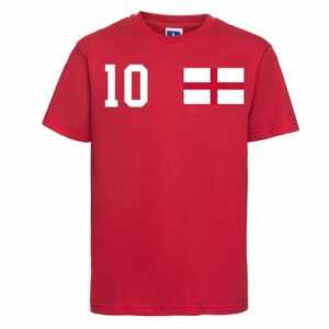 Youth Designz T-Shirt "England Kinder T-Shirt im Fußball Trikot Look" mit trendigem Motiv