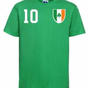 Youth Designz T-Shirt "Irland Kinder T-Shirt im Fußball Trikot Look" mit trendigem Motiv
