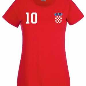 Youth Designz T-Shirt "Kroatien Damen T-Shirt" mit trendigem Motiv