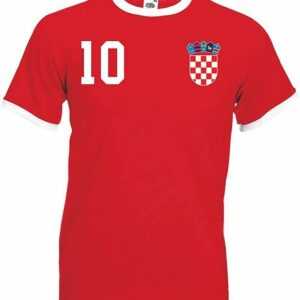 Youth Designz T-Shirt "Kroatien Herren T-Shirt im Fußball Trikot Look" mit trendigem Motiv