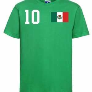 Youth Designz T-Shirt "Mexiko Kinder T-Shirt im Fußball Trikot Look" mit trendigem Motiv