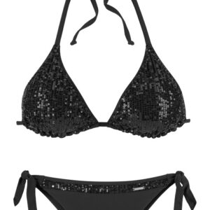 BRUNO BANANI Triangel-Bikini Damen schwarz Gr.32 Cup A/B
