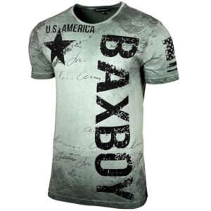 Baxboy T-Shirt Baxboy T-Shirt mit großen Schriftzugprints