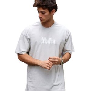 Denim House T-Shirt Herren T-Shirt, Oversize Fit, "Mafia & Escobar" Druck