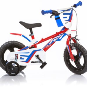 Dino Kinderfahrrad "Mountainbike 12 Zoll", 1 Gang, mit Stützrädern, Frontschild und coolen Schutzblechen