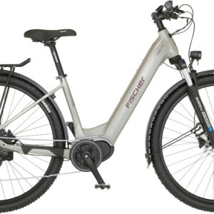 FISCHER Fahrrad E-Bike "TERRA 4.0i 43", 10 Gang, Shimano, Deore, Mittelmotor 250 W, (mit Fahrradschloss)