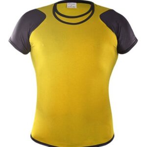 Geronimo T-Shirt Erotic Push or Zipp T-Shirt Yellow (Baumwolle)