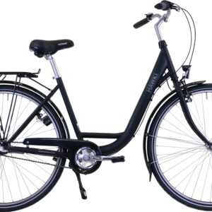 HAWK Bikes Cityrad "HAWK City Wave Premium Black", 3 Gang, Shimano, Nexus Schaltwerk