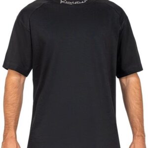 Reichstadt Oversize-Shirt Casual Kurzarm T-shirt 23RS041 (1-tlg) mit Stitching am Kragen