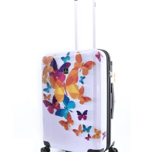 Saxoline Koffer "Schmetterling", mit arretierbarem Aluminium-Trolleysystem