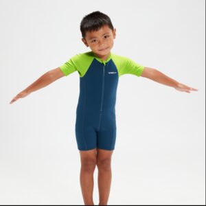 Schwimmlern-Essential Neoprenanzug für Jungen im Kleinkindalter Blau