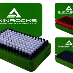 SkinRocks BaseBrush Synthetic Nylon Rosshaar Bronze Ski Belagsbürste Bürste
