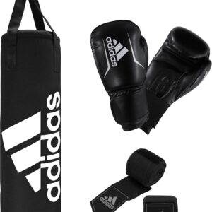adidas Performance Boxsack "adidas Performance", (Set, mit Bandagen-mit Boxhandschuhen)