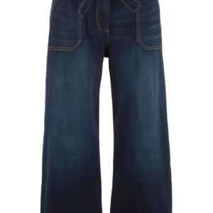 7/8-High Waist Ultra-Soft-Jeans mit High-Waist-Bequembund, Loose-Fit