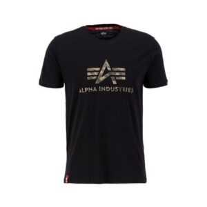 Alpha Industries T-Shirt Alpha Industries Men - T-Shirts 3D Camo Logo T