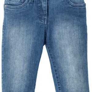 Mädchen Capri Jeans mit Krempelsaum