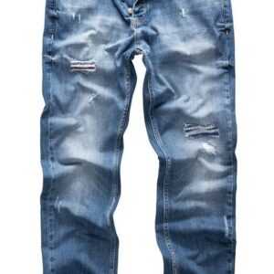REPUBLIX Straight-Jeans CONNOR Herren Regular Fit Destroyed Jeans