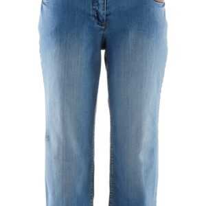 Slim Fit Jeans, Mid Waist, Baumwoll
