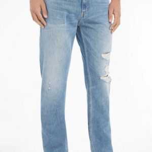 Tommy Jeans Straight-Jeans RYAN RGLR STRGHT BG8016 mit Abrieb- und Destroyed-Effekten