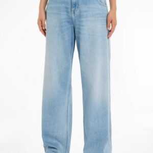 Tommy Jeans Weite Jeans DAISY JEAN LW BGY BH6110 mit leichten Destroyed Effekten