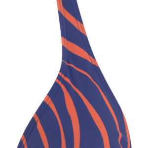 BUFFALO Triangel-Bikini-Top Damen blau-orange Gr.34 Cup A/B