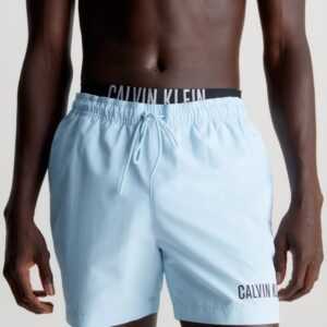 Calvin Klein Swimwear Badeshorts "MEDIUM DOUBLE WB", mit doppeltem Bund