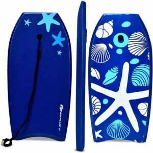 Goplus - Surfboard Surfbrett Bodyboard Shortboard Schwimmbrett, Schwimmboard 105x51x6cm
