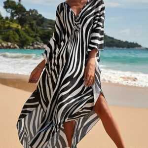 KIKI Strandkleid Strandkleid für Damen, Sonnenschutzkleid, Bikini-Überzug