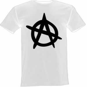 Lustige & Witzige T-Shirts T-Shirt T-Shirt Anarchie Fun-Shirt Party Logo 72 T-Shirt, Spruch, Logo