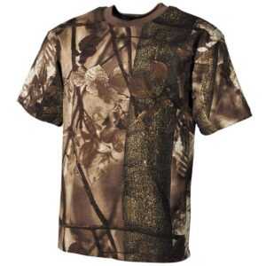 MFH T-Shirt Outdoor T-Shirt, halbarm, hunter-braun, 170 g/m² 4XL
