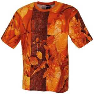 MFH T-Shirt Outdoor T-Shirt, halbarm, hunter-orange, 170 g/m²
